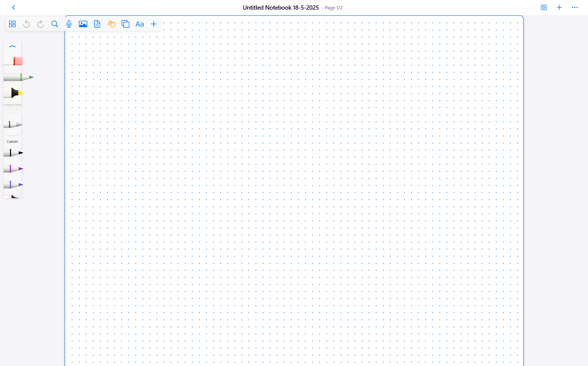 Note Editing Interface