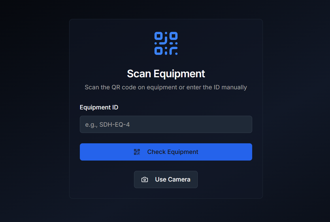 Scan QR Code UI